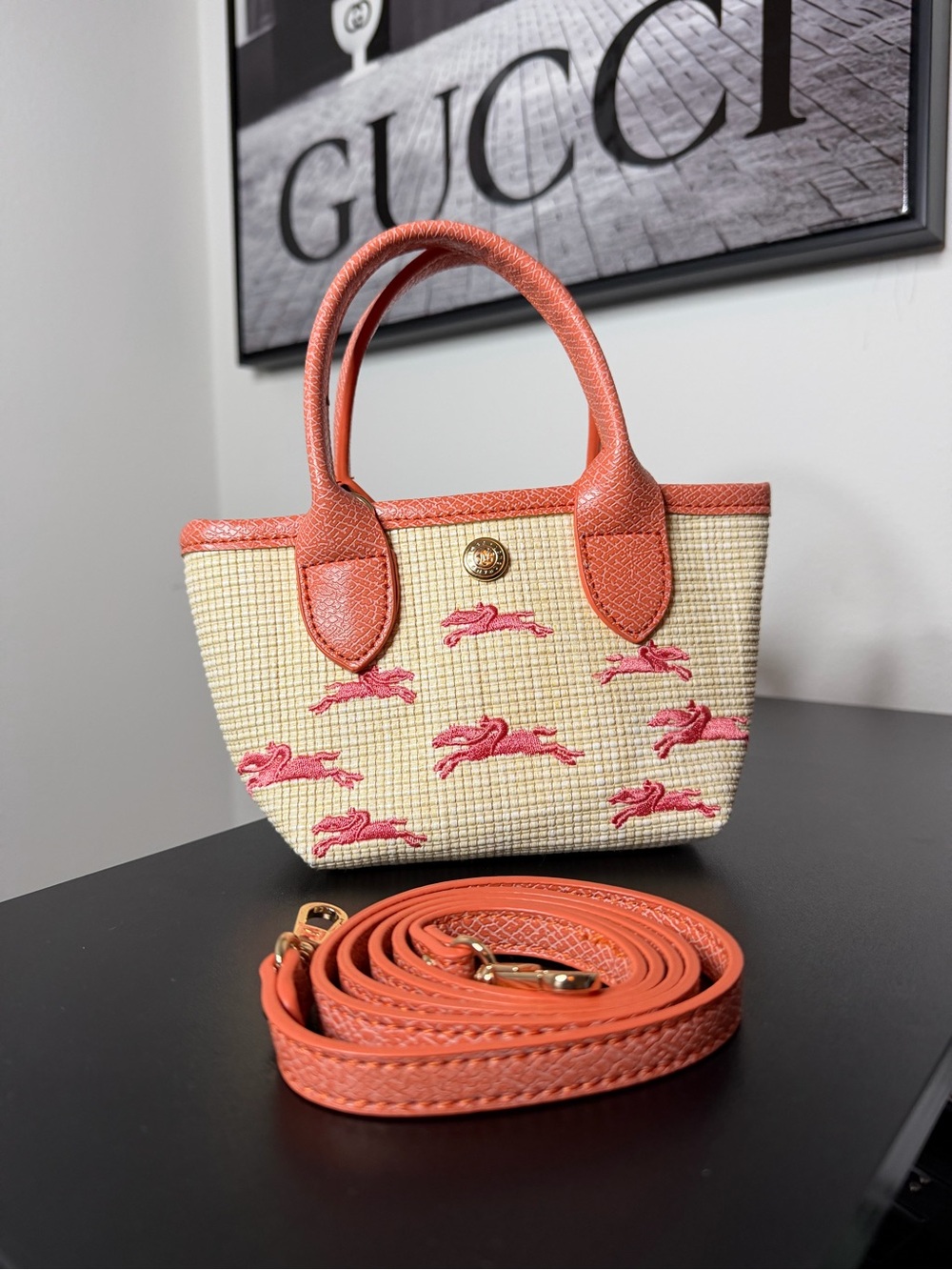 Longchamp Mini Crossbody Tote